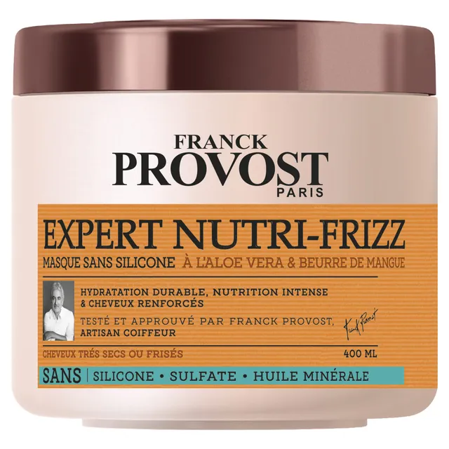 franck-provost-masque-expert-nutri-frizz-sans-silicone-sans-sulfate-400-ml-soin- image 1