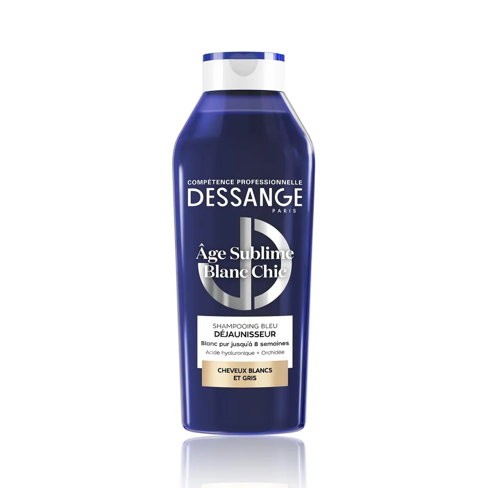 dessange-ge-sublime-blanc-chic-shampooing-bleu-d-jaunisseur-280-ml-pour-cheveux- image 1