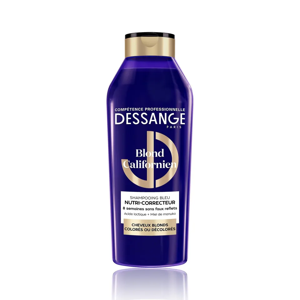 dessange-blond-californien-shampooing-bleu-nutri-correcteur-280-ml-pour-cheveux- image 1
