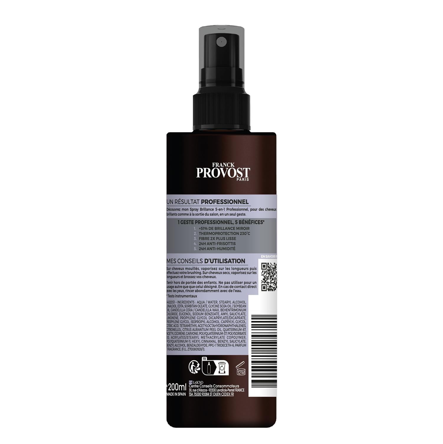 franck-provost-spray-brillance-professionnel-5-en-1-thermoprotecteur-230-c-200-m image 2