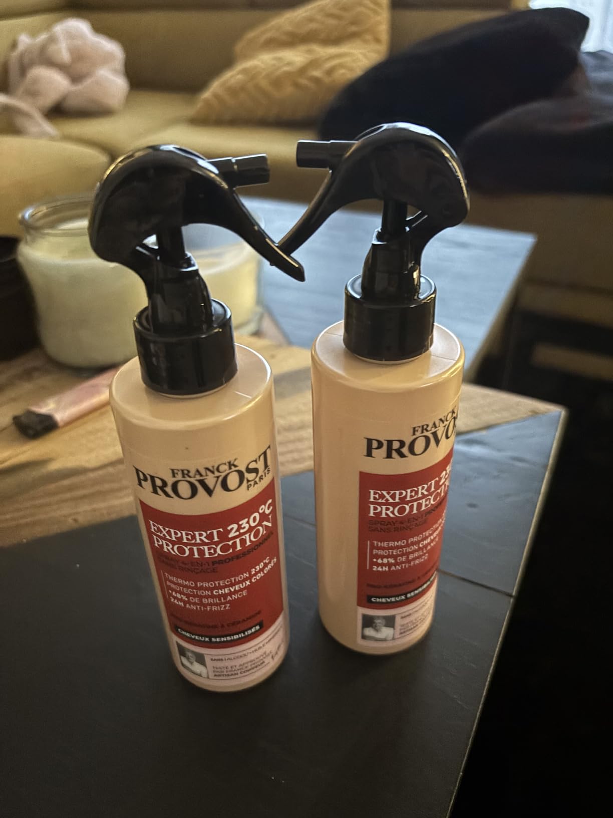 Sauvé mes cheveux colorés