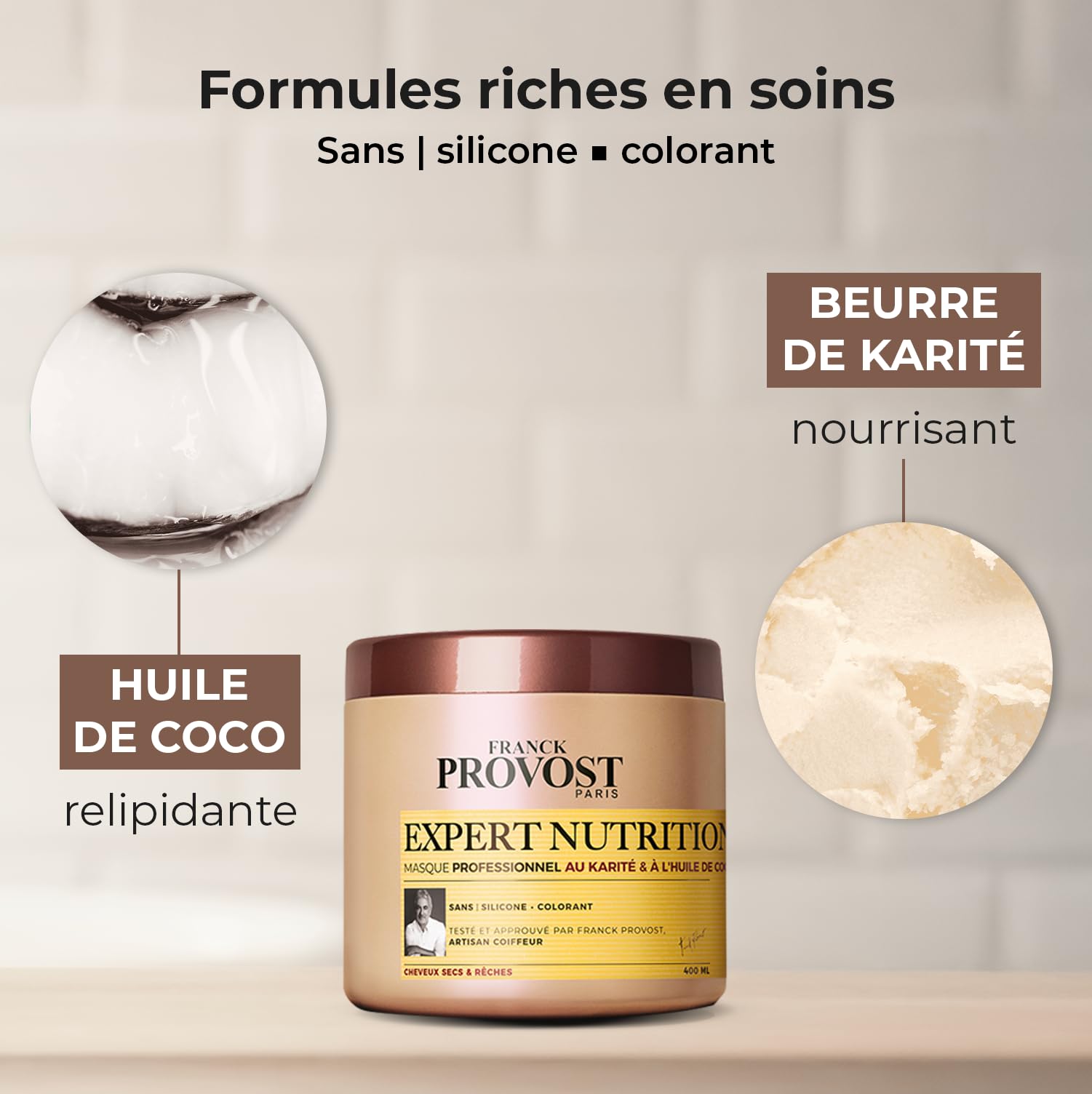 franck-provost-expert-nutrition-masque-karit-400-ml-pour-cheveux-secs-sans-silic image 3