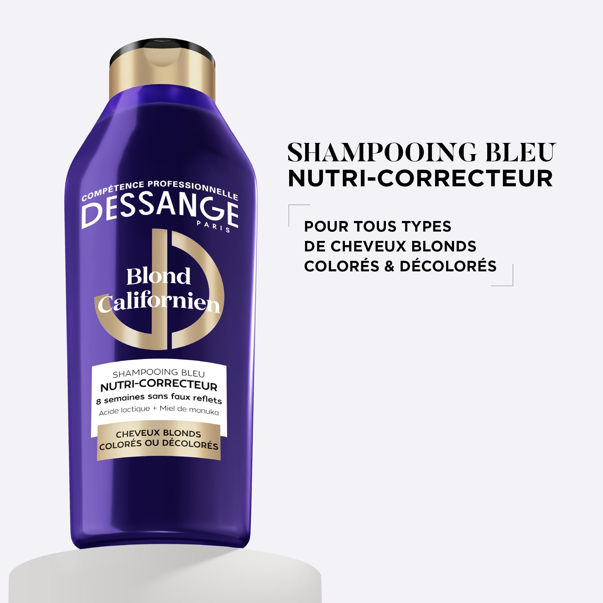 dessange-blond-californien-shampooing-bleu-nutri-correcteur-280-ml-pour-cheveux- image 2
