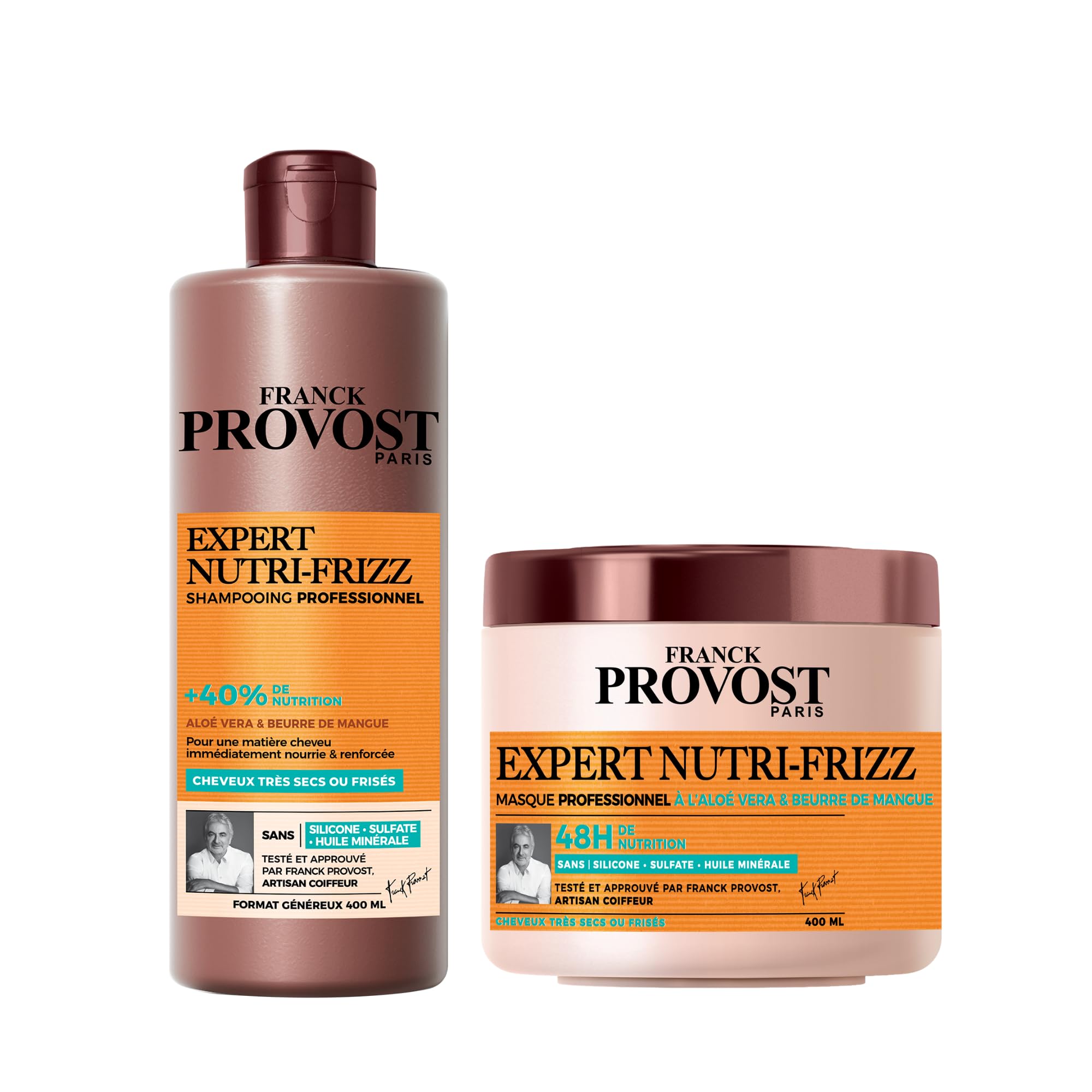 franck-provost-expert-nutri-frizz-shampooing-masque-2x400-ml-sans-sulfate-aloe-v image 1